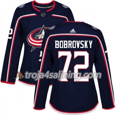 Columbus Blue Jackets tröja Sergei Bobrovsky 72 Adidas 2017-2018 Marinblå Authentic - Dame NHL Tröjor Columbus Blue Jackets tröja Sergei Bobrovsky 72 Adidas 2017-2018 Marinblå Authentic - Dame NHL Tröjor
